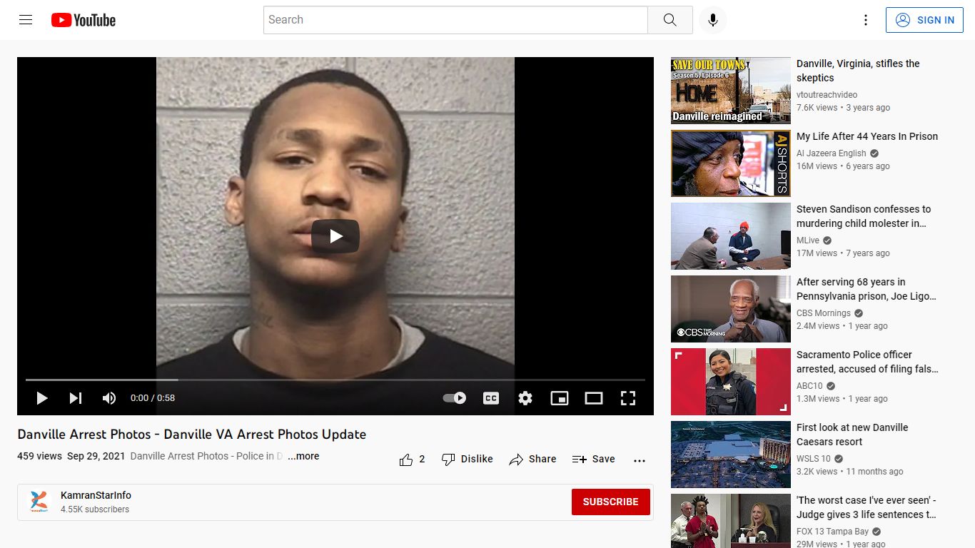 Danville VA Arrest Photos Update - YouTube